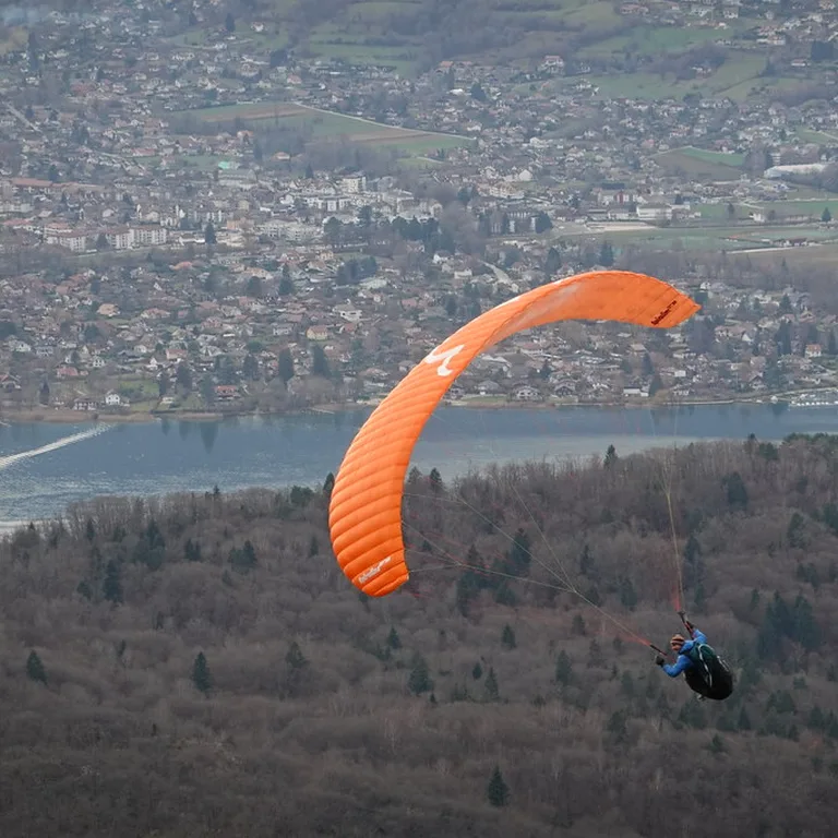 Décrochage de parapente dans un arbre à Annecy